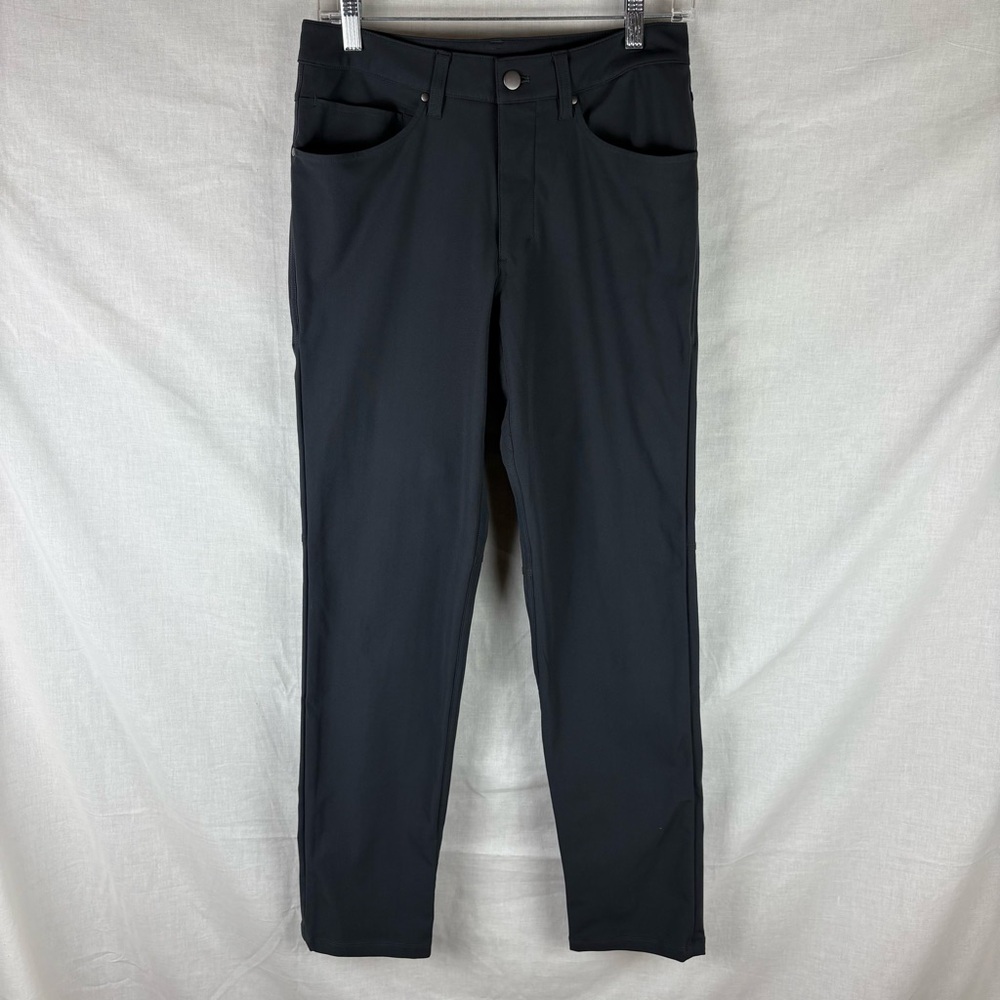 Lululemon Men’s ABC Classic-Fit 5 Pocket Pant Black Warpstreme Size 28